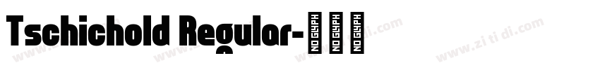 Tschichold Regular字体转换